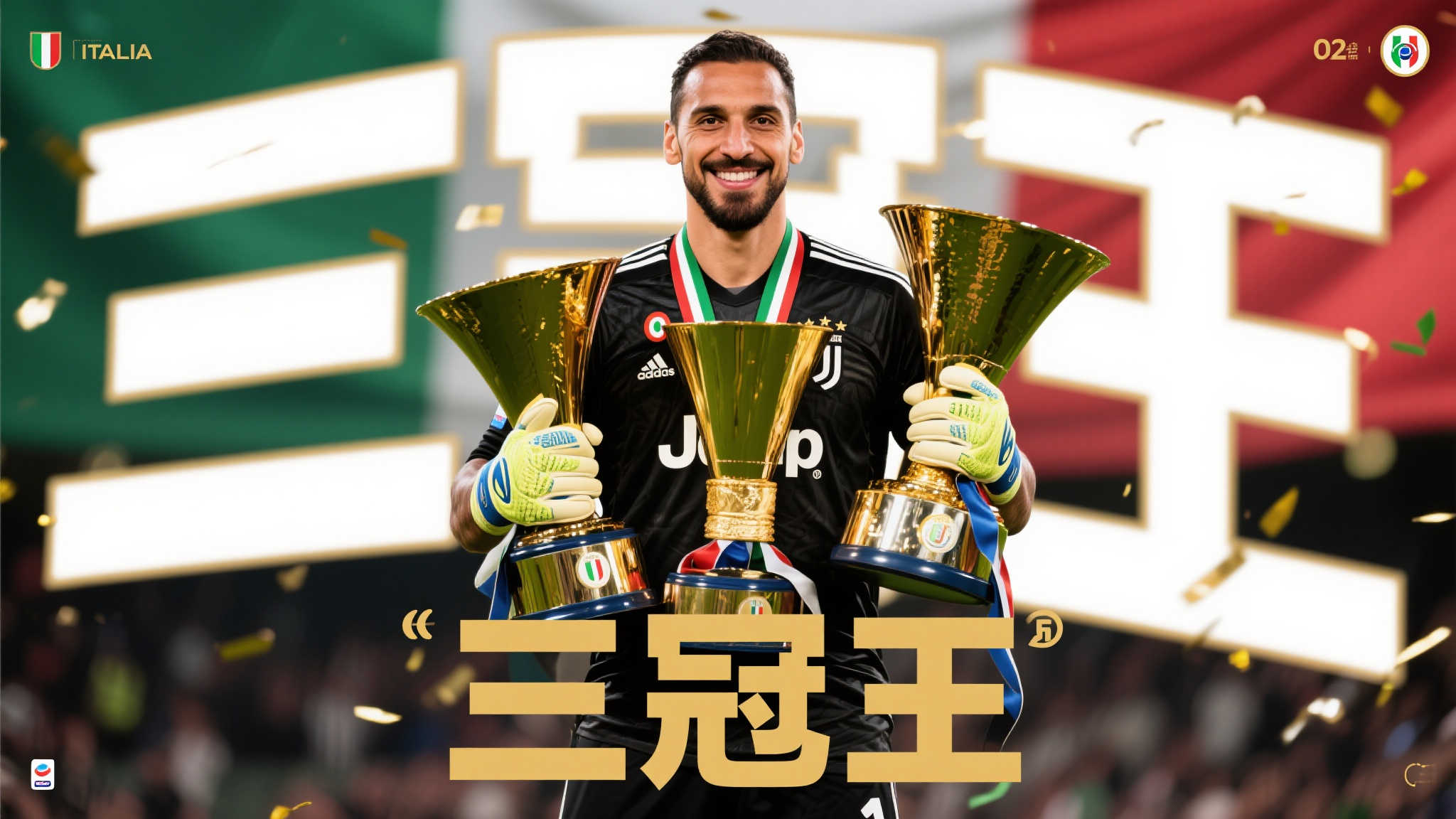 三冠荣耀:多纳鲁马社媒分享历史时刻 三冠荣耀:多纳鲁马社媒分享历史时刻